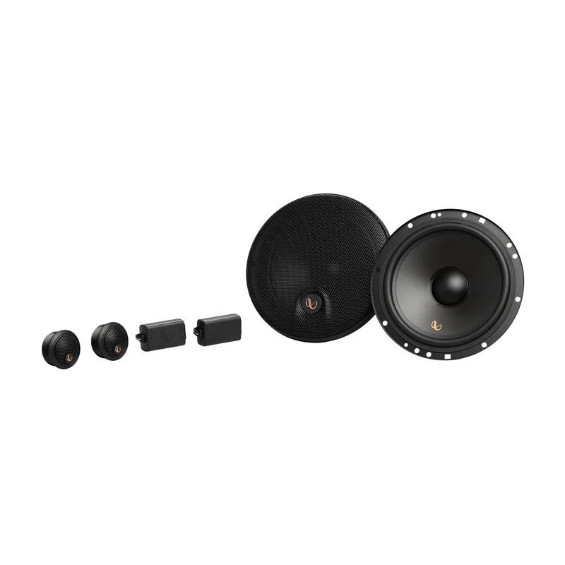 Infinity Alpha 603C 165mm 2-Way Speaker System, Plus One Cone, Edge-Driven Silk Dome Tweeter, 90W RMS, with Grid, High Fidelity Sound for Premium Upgrade.