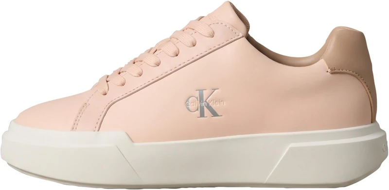 Calvin Klein Women Chunky Cupsole Laceup LTH Wn Yw0Yw01947 Low Top, Pink (Spanish Villa/Tuscany/White Sand), 3.5