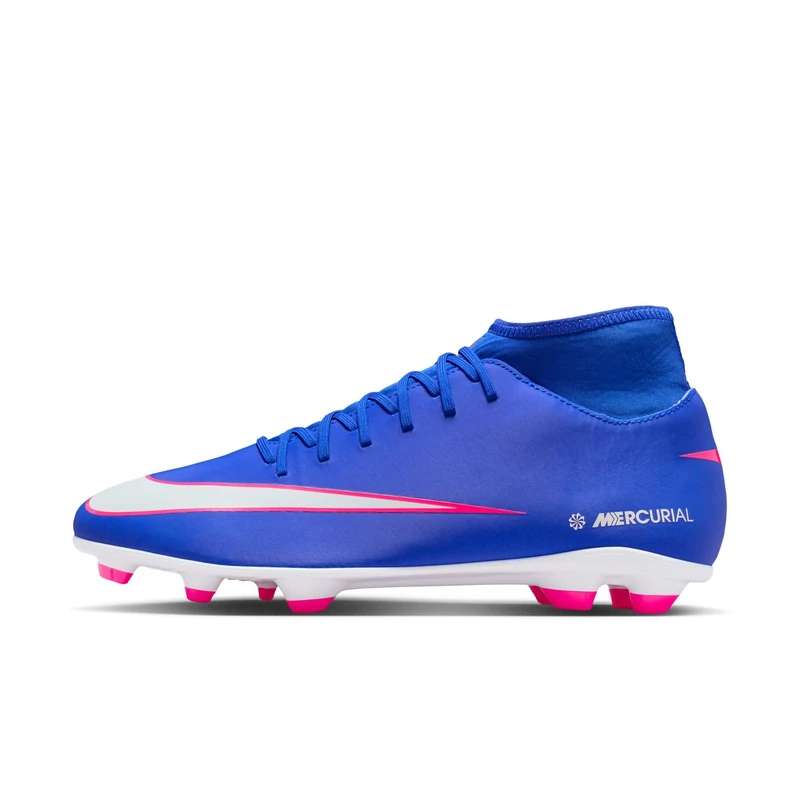 Nike Unisex Superfly 10 Club FG/MG Football Shoes, Racer Blue/White, 11.5