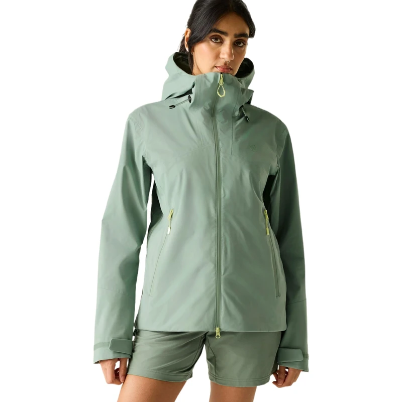 Dare 2b Women's Haik Hiking Jacket, Lightweight Waterproof Windproof Walking Coat