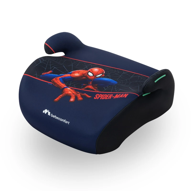 Bebeconfort Marvel Manga i-Safe, Car Booster Seat, Marvel Spiderman Car Seat, 6–12 Years, 128–150cm, 22-36 kg, Lightweight, Easy Belt Installation, Padded, Soft-Touch Fabrics, Authentic Spiderman