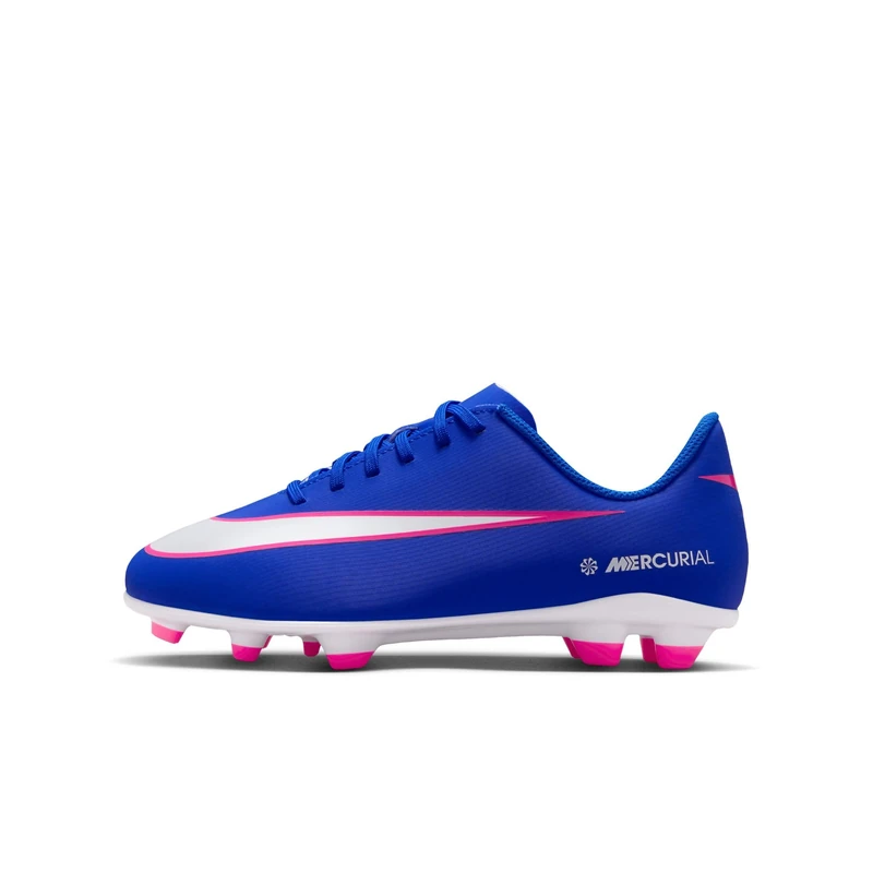 Nike Kids Jr Vapor 16 Club FG/MG Football Shoes, Racer Blue/White, 4.5 - Image 1