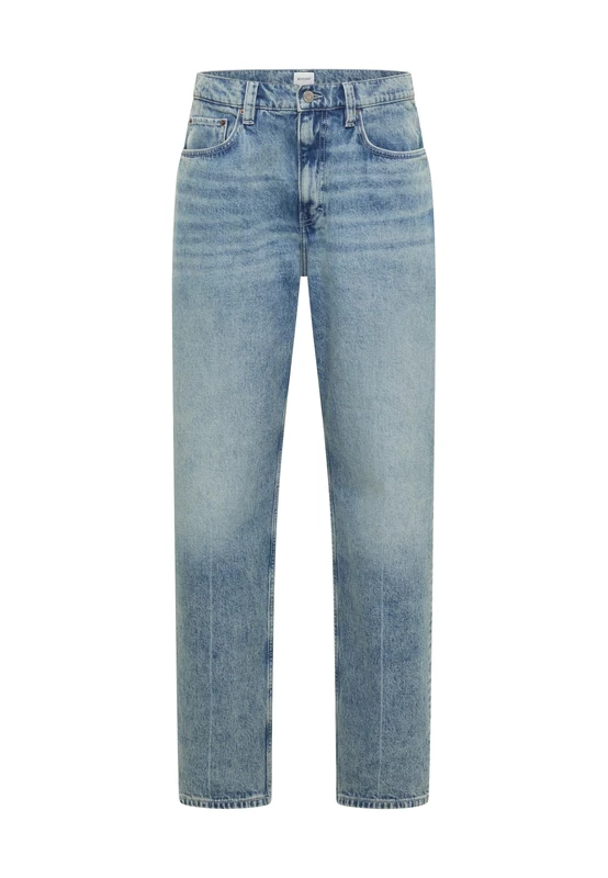 Mustang Men's Style Jeff Relaxed Straight Jeans, Medium Blue 673, 34 W/30 L