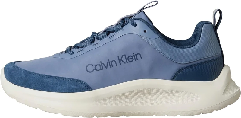 Calvin Klein Men Light Eva Runn Ess Laceup Ny-Su Hm0Hm02342 Low Top, Blue (Tempest/Dark Denim/Pageant Blue), 11