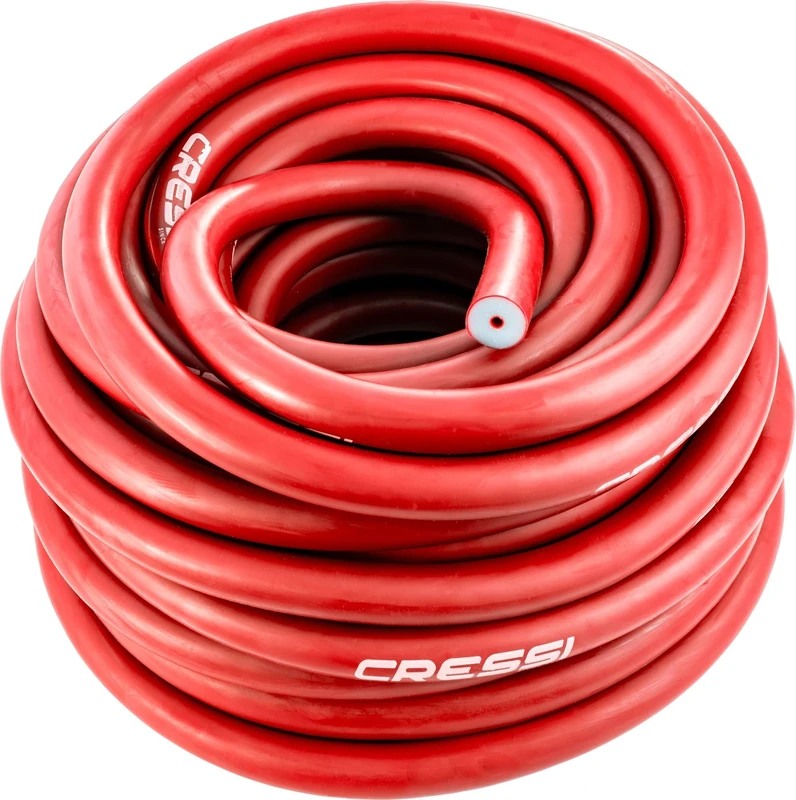 Cressi since 1946 - Pure Band Rubber 15m Red 14mm - Elastic Roll Band Ø14mm in Natural Latex 45 Sh/A, to maximise resistance to ball pressure on the inner walls of the rubber, Unisex