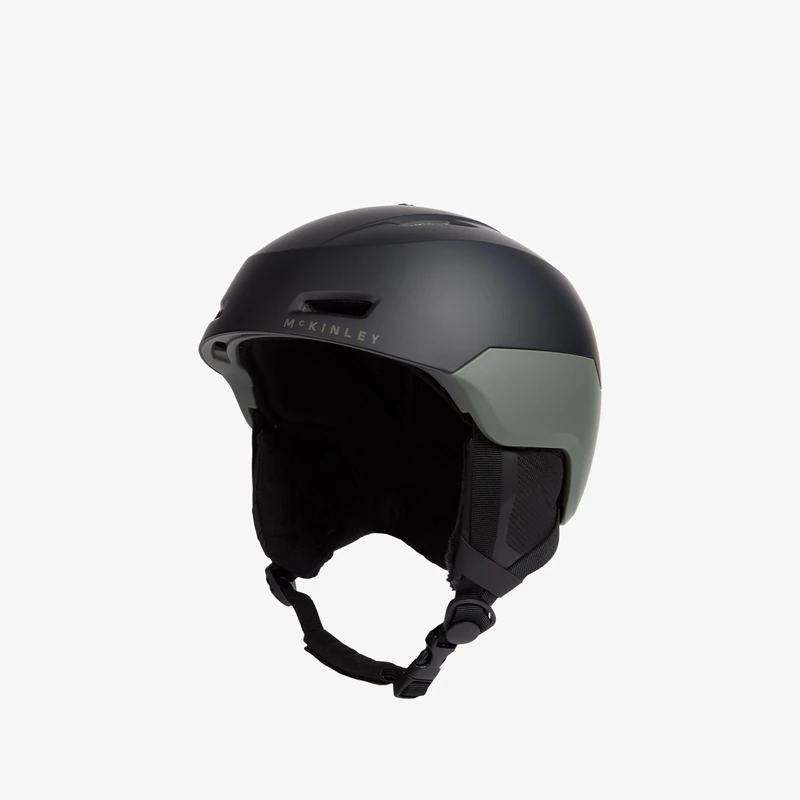Mc Kinley Unisex Flyte Pro Ski Helmet, Black Night/Olive, M