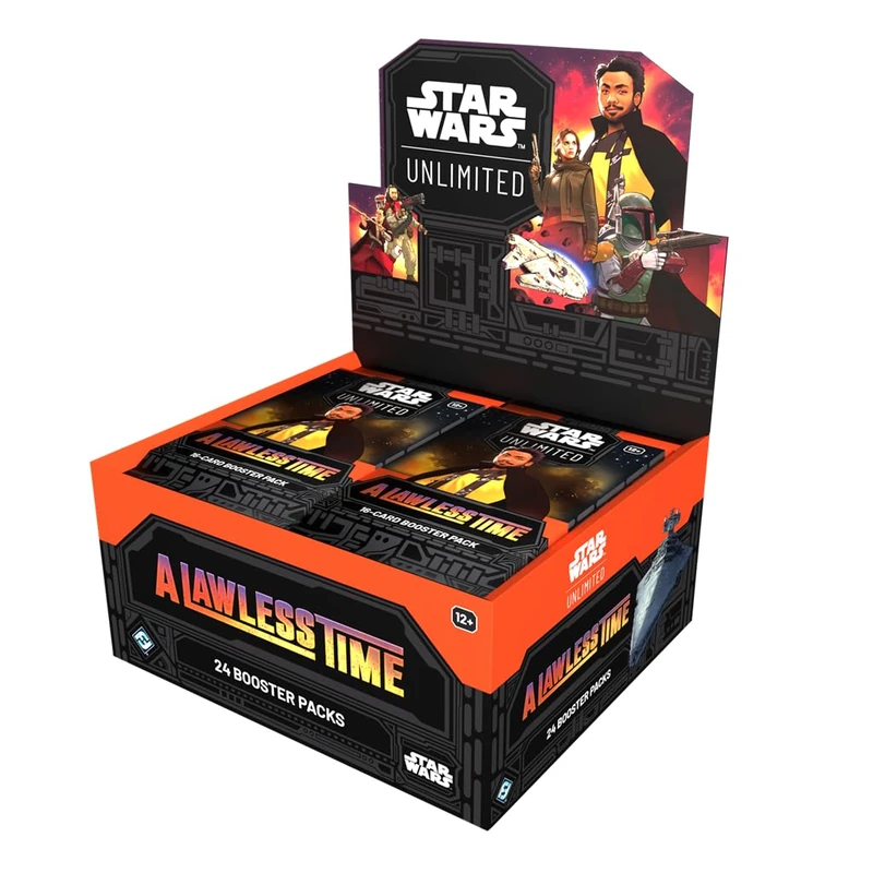 Asmodee Star Wars: Unlimited TCG A Lawless Time BOOSTER DISPLAY - 24-Packs Featuring Rare, Legendary & Hyperspace Foil Cards, Fast-Paced Trading Card Game, Ages 12+, 2+ Players, 20 Minute Playtime