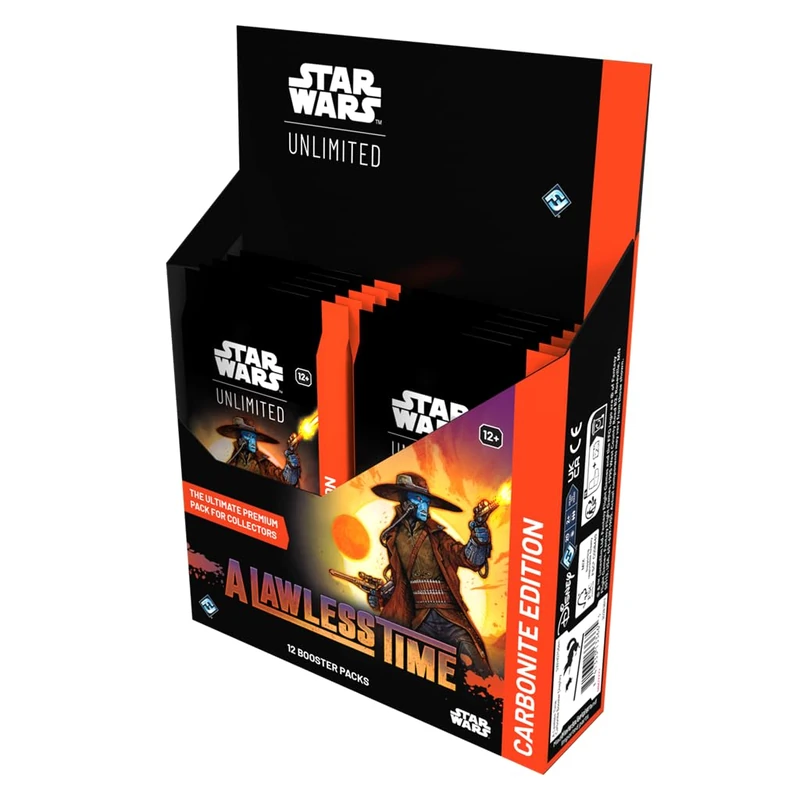 Asmodee Star Wars: Unlimited TCG A Lawless Time CARBONITE BOOSTER DISPLAY - Premium Variant Cards Including Hyperspace, Showcase & Exclusive Prestige Cards, Ages 12+, 2+ Players, 20 Minute Playtime