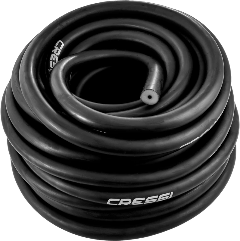 Cressi since 1946 - Pure Band Rubber 15m Black 14mm - Elastic Roll Band Ø14mm in Natural Latex 45 Sh/A, to maximise resistance to ball pressure on the inner walls of the rubber, Unisex