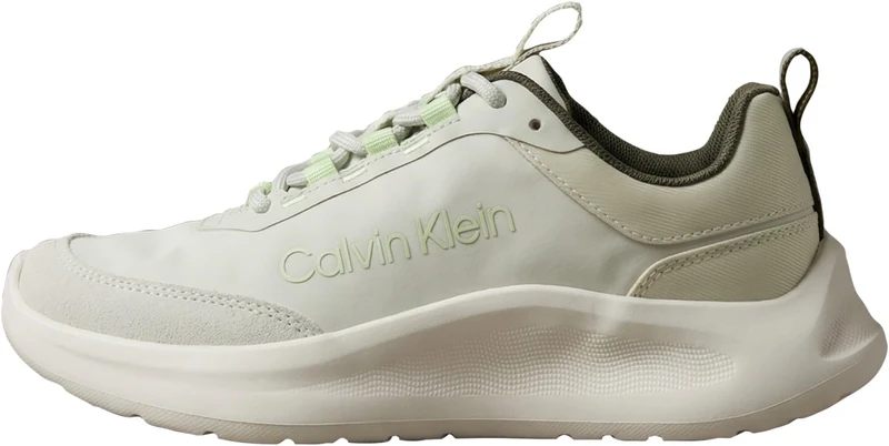 Calvin Klein Women Light Eva Run Ess Lac Ny-Su Wmn Hw0Hw03293 Low Top, Blue (Misty Blue/White Green/Olive Night), 4