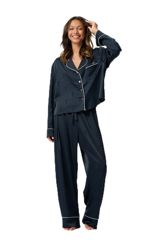Ted Baker women's Peggy full sleeve satin Jaquard traditional pijama