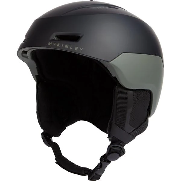 Mc Kinley Unisex Flyte Pro Ski Helmet, Black Night/Olive, L
