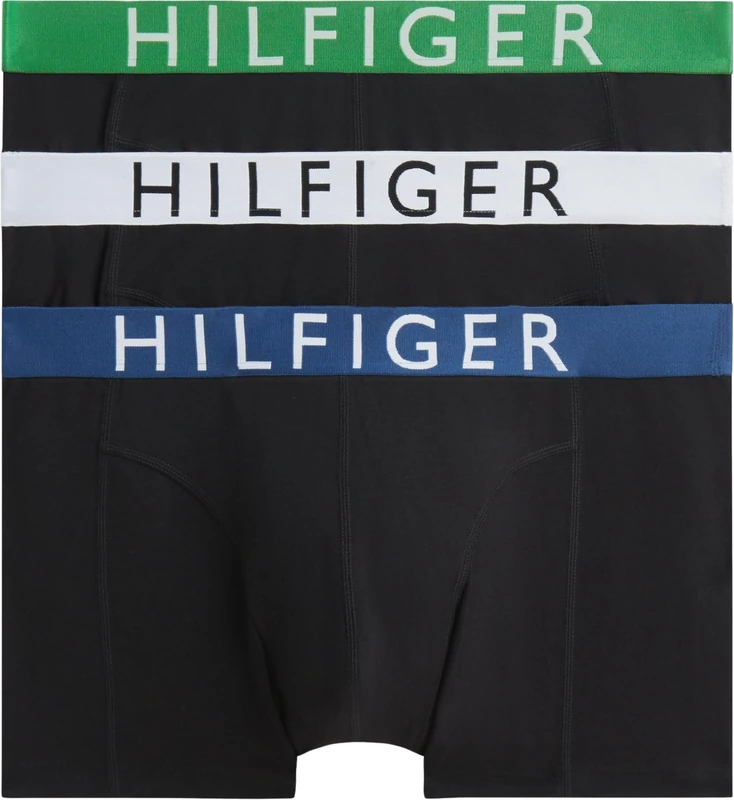 Tommy Hilfiger Men 3P Trunk Wb UM0UM03886 Trunk, YELLOW (B//Opul Blue/Alaskan Green/White), M