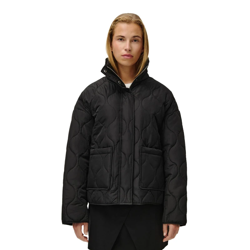 LeGer Beyond Jacket - women's jacket with stand-up collar - loose fit - quilted jacket with wave quilting - women's fashion - by Lena Gercke - sizes 34-44