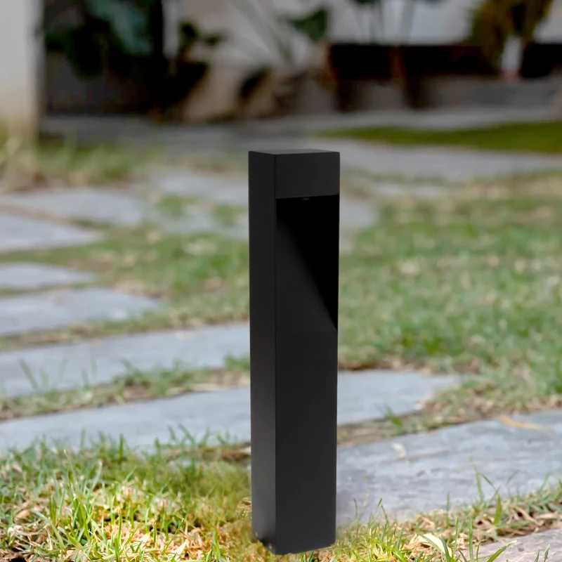 M Ledme - Bornos Black CCT 10W IP65 LED Beacon, Ideal for Garden, driveways and entrances