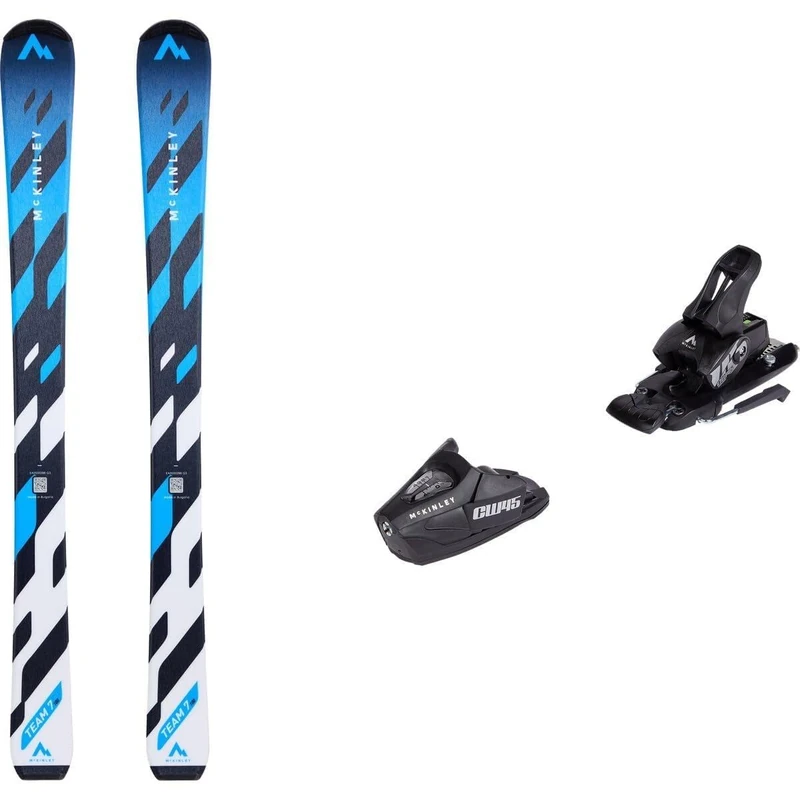 Mc Kinley Kids Team 7 I Nc Ski Set, Blue/Black Night/Whi, 140