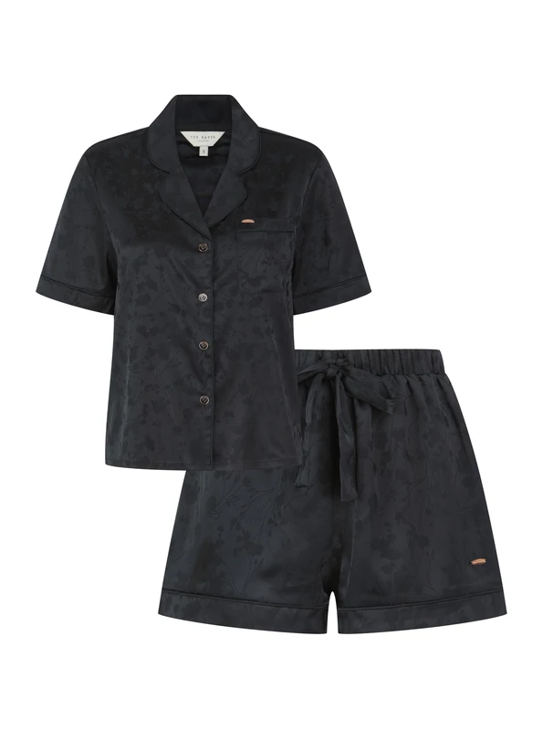 Ted Baker women's Zara short sleeve satin Jaquard pijama