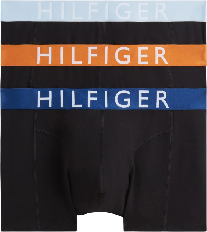 Tommy Hilfiger Men 3P Trunk Wb UM0UM03886 Trunk, MULTI (B//Autn Orange/Sky Blue/Opu Blue), M