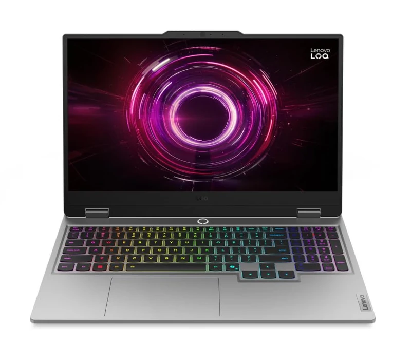 Lenovo LOQ 15AHP10 AMD Ryzen™ 5 220 Laptop 39.6 cm (15.6") Full HD 16 GB DDR5-SDRAM 512 GB SSD NVIDIA® GeForce RTX™ 5050 Wi-Fi 6 (802.11ax) Windows 11 Home English Grey