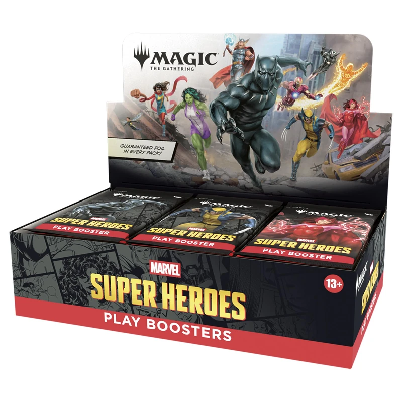 Magic: The Gathering Marvel Super Heroes Play Booster Box - 30 Packs - Image 1