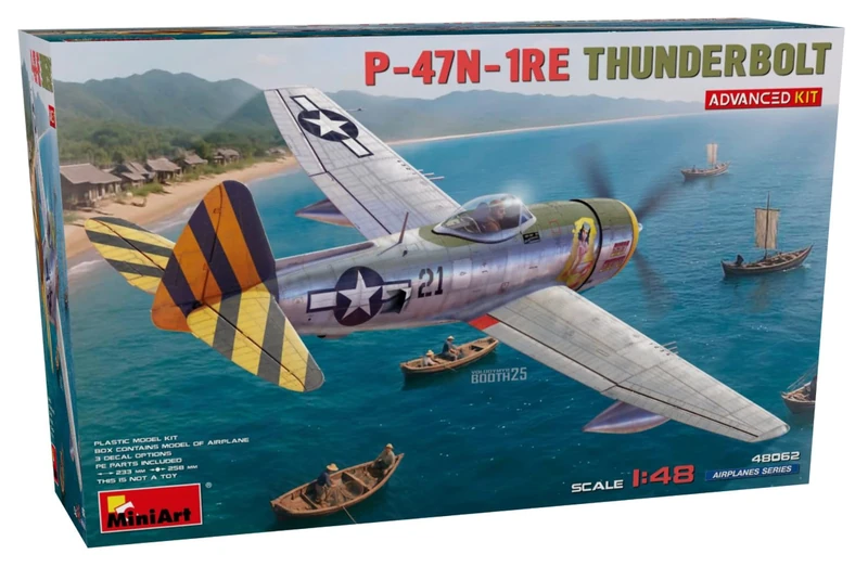 Miniart 1:48 - P-47N-1RE Thunderbolt, Advanced Kit