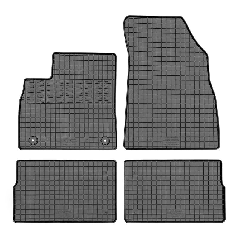 CIKCAR Set of rubber mats compatible with Jaecoo 5 2025 (4 pieces + mounting system)