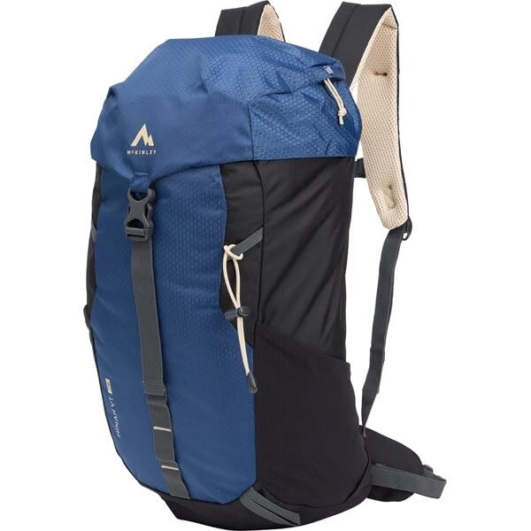 Mckinley Unisex Minah II VT 26 Hiking Backpack, Navy/Black Night/Bei, One Size