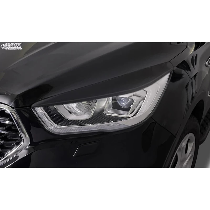 RDX Head light spoilers compatible with Ford Kuga II (DM2) Facelift 2016-2019 (ABS)
