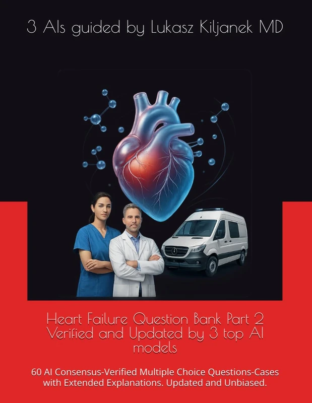 Heart Failure Question Bank Part 2 Verified and Updated by 3 top AI models: 60 AI Consensus-Verified Multiple Choice Questions-Cases with Extended ... Smart as AIs! (www.EndlessMedical.Academy))
