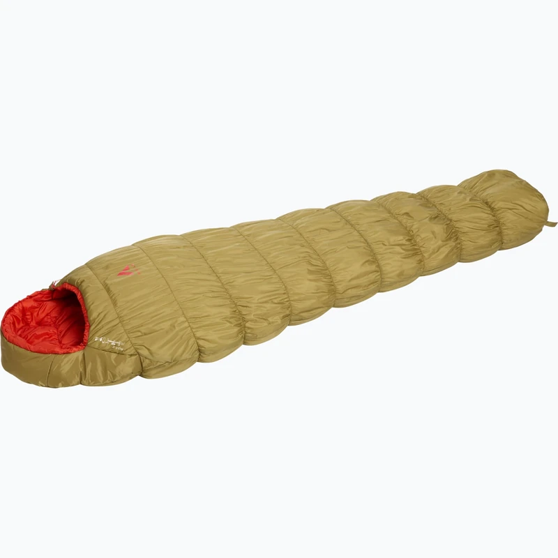 Mckinley Unisex Pico -5 Mummy Sleeping Bag, Olive/Beige/Red, 195L