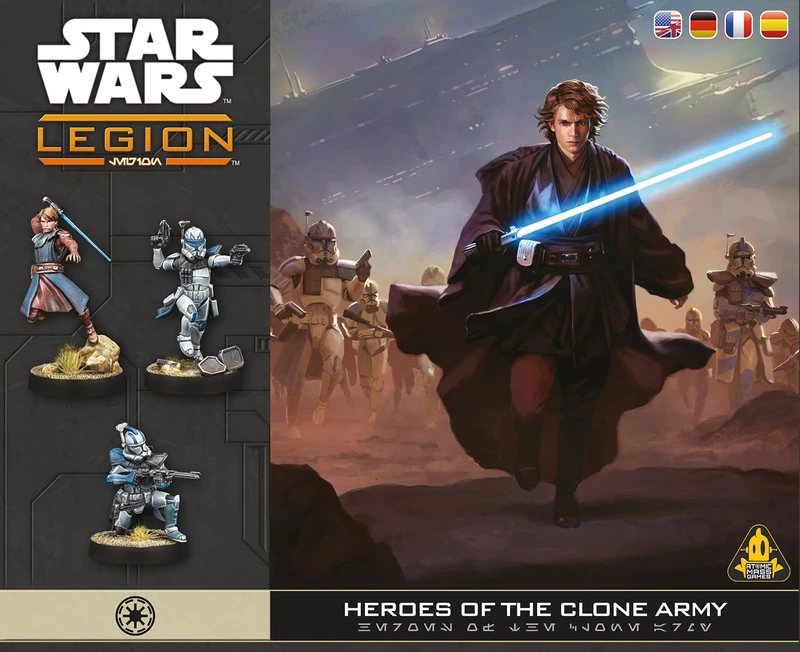 Asmodee | Star Wars: Legion Heroes of the 501st Character Pack | Miniatures Game | Ages 14+ | 2 Players | 90 Minutes Playing Time