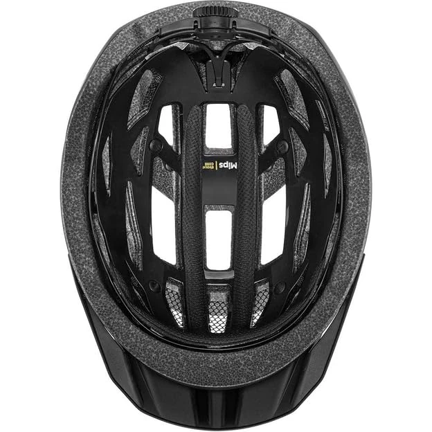 Uvex Unisex I-Vo 2 Mips Bicycle Helmet, Black Matt, 57