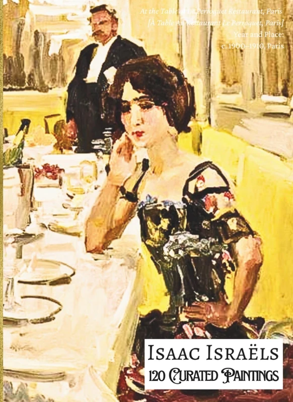 Isaac Israëls 120 Curated Paintings; Art Appreciation Book/ Coffee Table Book; Softcover Edition; Large A4 Size 8.5x11.69": 120 Selected Paintings, ... Paper; Premium Inks (My Private Art Gallery) - Image 1