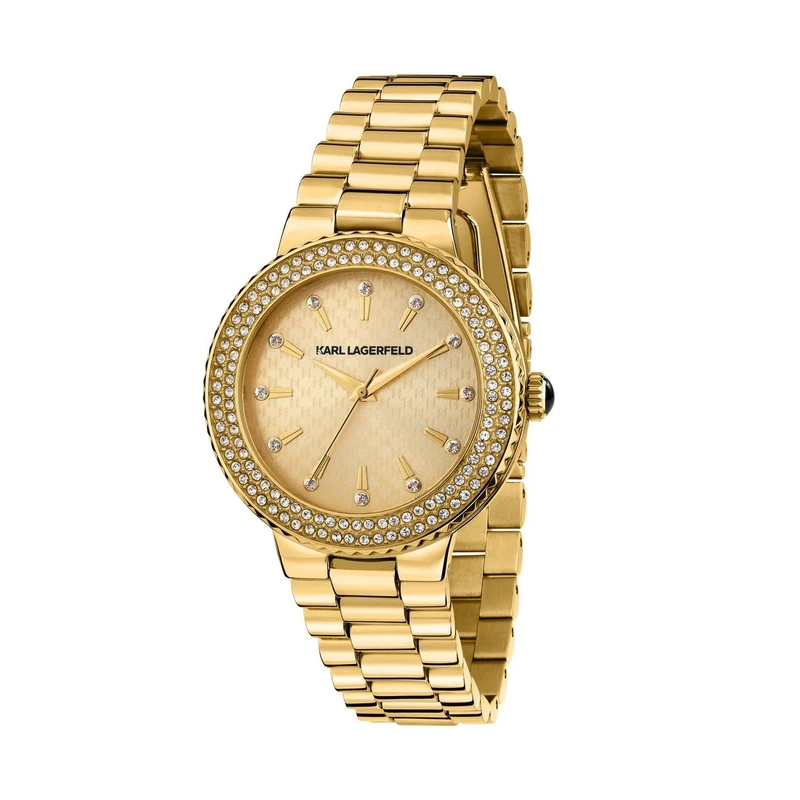 Reloj Karl Lagerfeld - Kaiser 36mm 3h Yg Dial Yg Br / 5 Atm