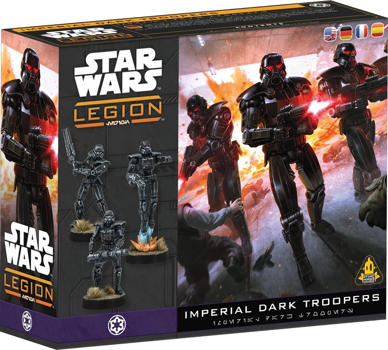 Asmodee | Star Wars: Legion Dark Troopers Unit Expansion | Miniatures Game | Ages 14+ | 2 Players | 90 Minutes Playing Time