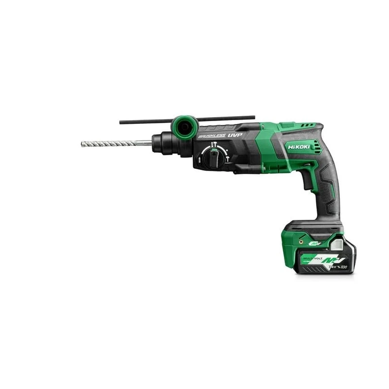 HiKOKI Cordless Rotary Hammer SDS-Plus DH36DPEJRZ Set Comes with 2 Batteries and Charger, 36 V Brushless 3-Mode 3.2 J SDS-Plus Rotary Hammer