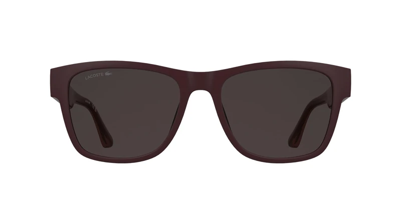 Lacoste Men's Sunglasses L6084S - Matte Burgundy with Solid Wine Lens