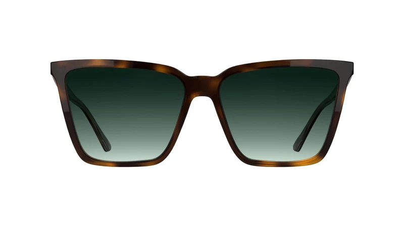 Calvin Klein Women's Sunglasses CK26506S - Havana with Gradient Green Lens