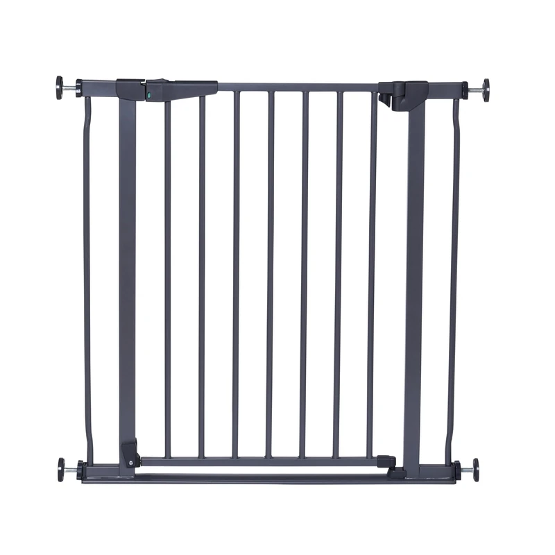 Dreambaby Advance Auto-Close Low-Rise Security Baby Gate - Fits Opening from 75-81cm Wide and 76cm Tall - Grey