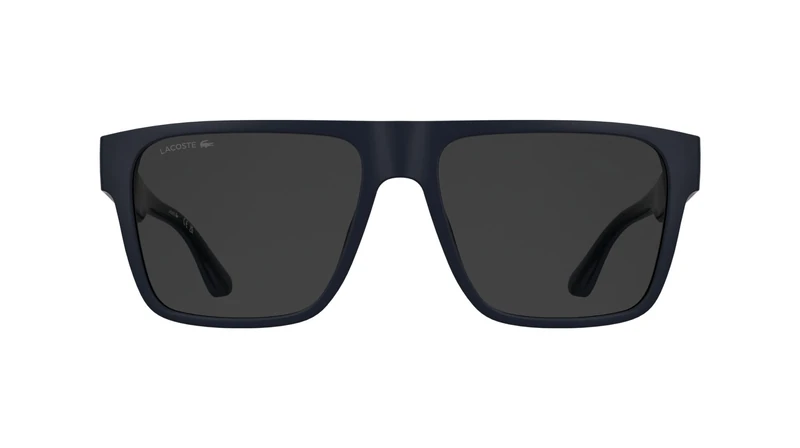 Lacoste Men's Sunglasses L6085S - Matte Blue with Solid Smoke Lens