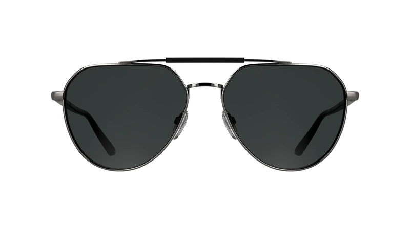 Calvin Klein Unisex Adult Sunglasses CK26100S - Dark Ruthenium with Solid Grey Lens