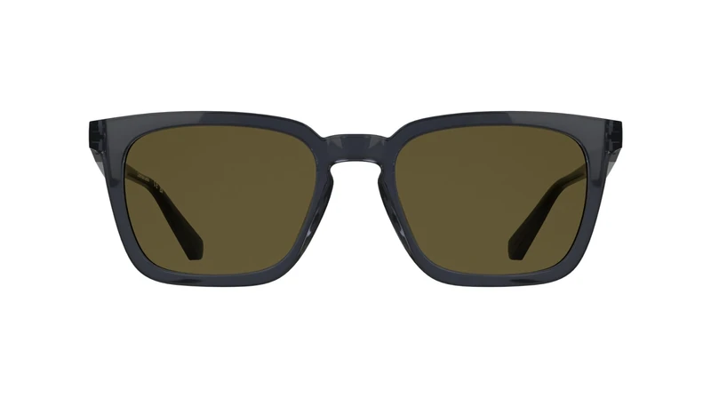 Calvin Klein Jeans Men's Sunglasses CKJ26603S - Transparent Grey with Solid Brown Lens