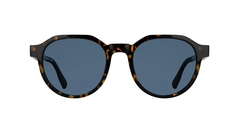Lacoste Men's Sunglasses L6087S - Havana with Solid Blue Lens