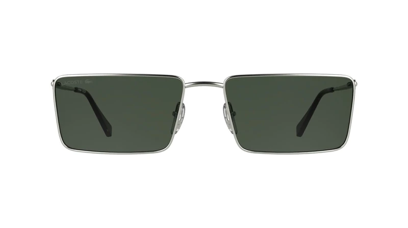 Lacoste Men's Sunglasses L279S - Silver/Green with Solid Green Lens
