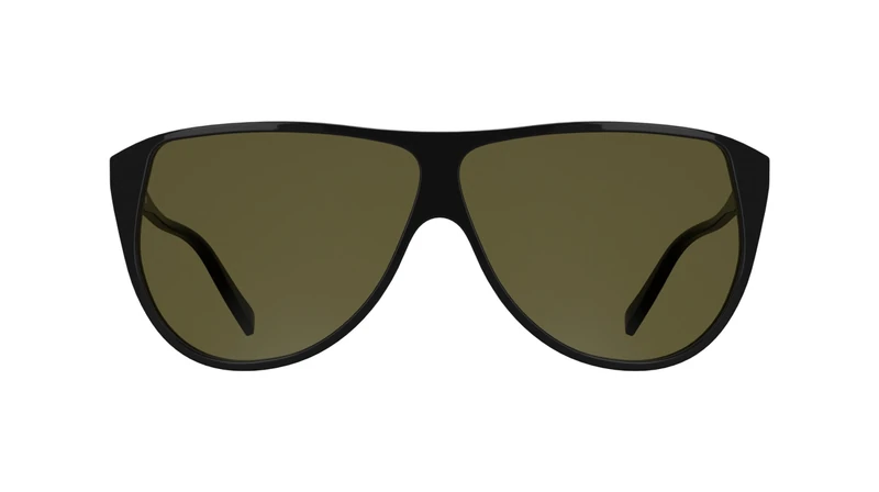 KARL LAGERFELD Unisex Adult Sunglasses KL6227S - Black with Solid Brown Lens