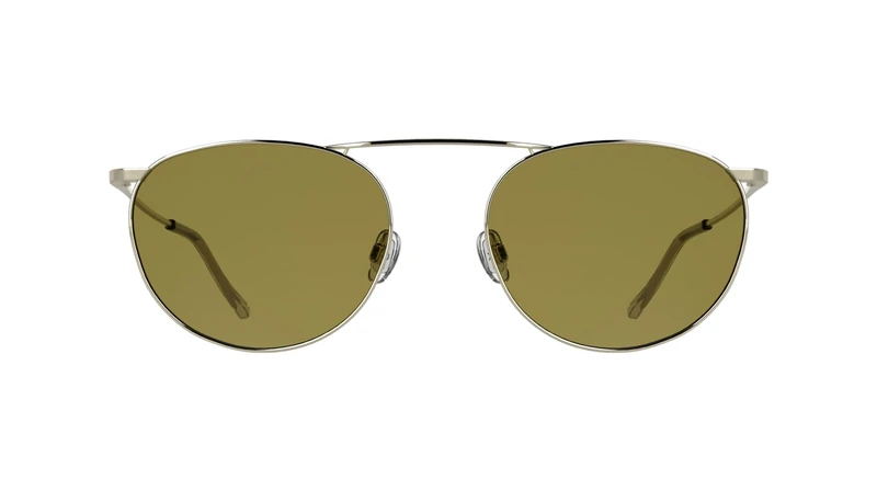 Calvin Klein Unisex Adult Sunglasses CK26106ST - Light Gold with Solid Amber Lens