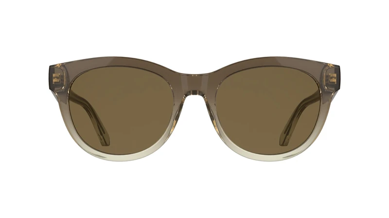 Calvin Klein Jeans Women's Sunglasses CKJ26600S - Transparent Gradient Brown/San with Solid Light Brown Lens - Image 1