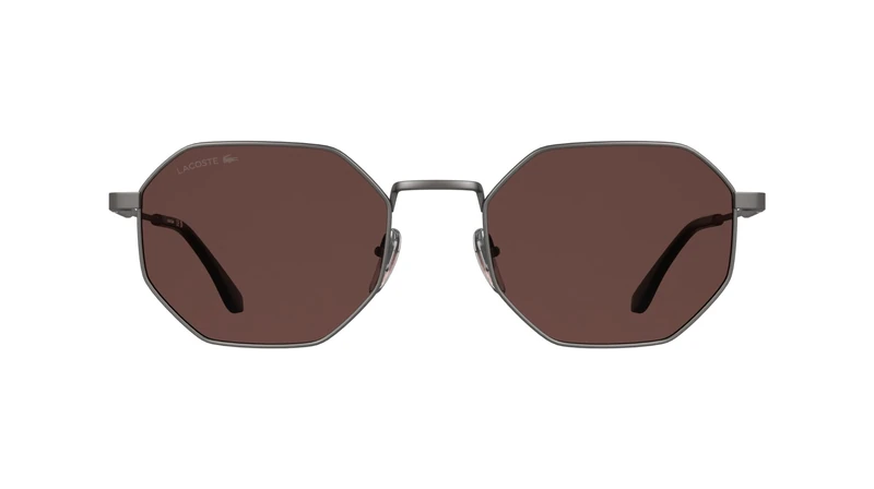 Lacoste Unisex Adult Sunglasses L280S - Matte Dark Gunmetal with Solid Burgundy Lens - Image 1