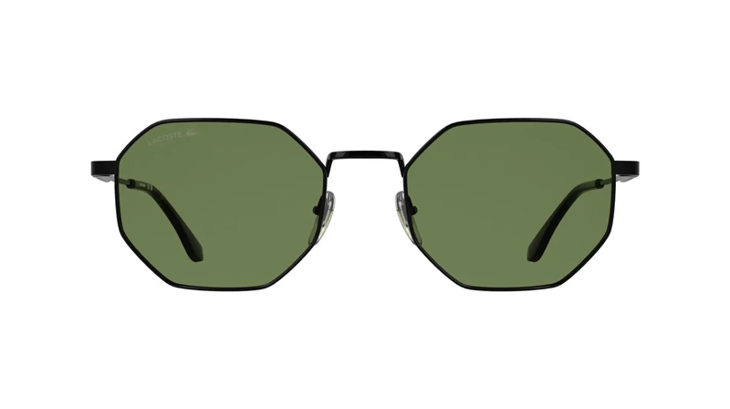 Lacoste Unisex Adult Sunglasses L280S - Black with Solid Green Lens - Image 1