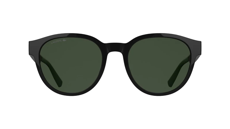 Lacoste Men's Sunglasses L6088S - Black with Solid Green Lens